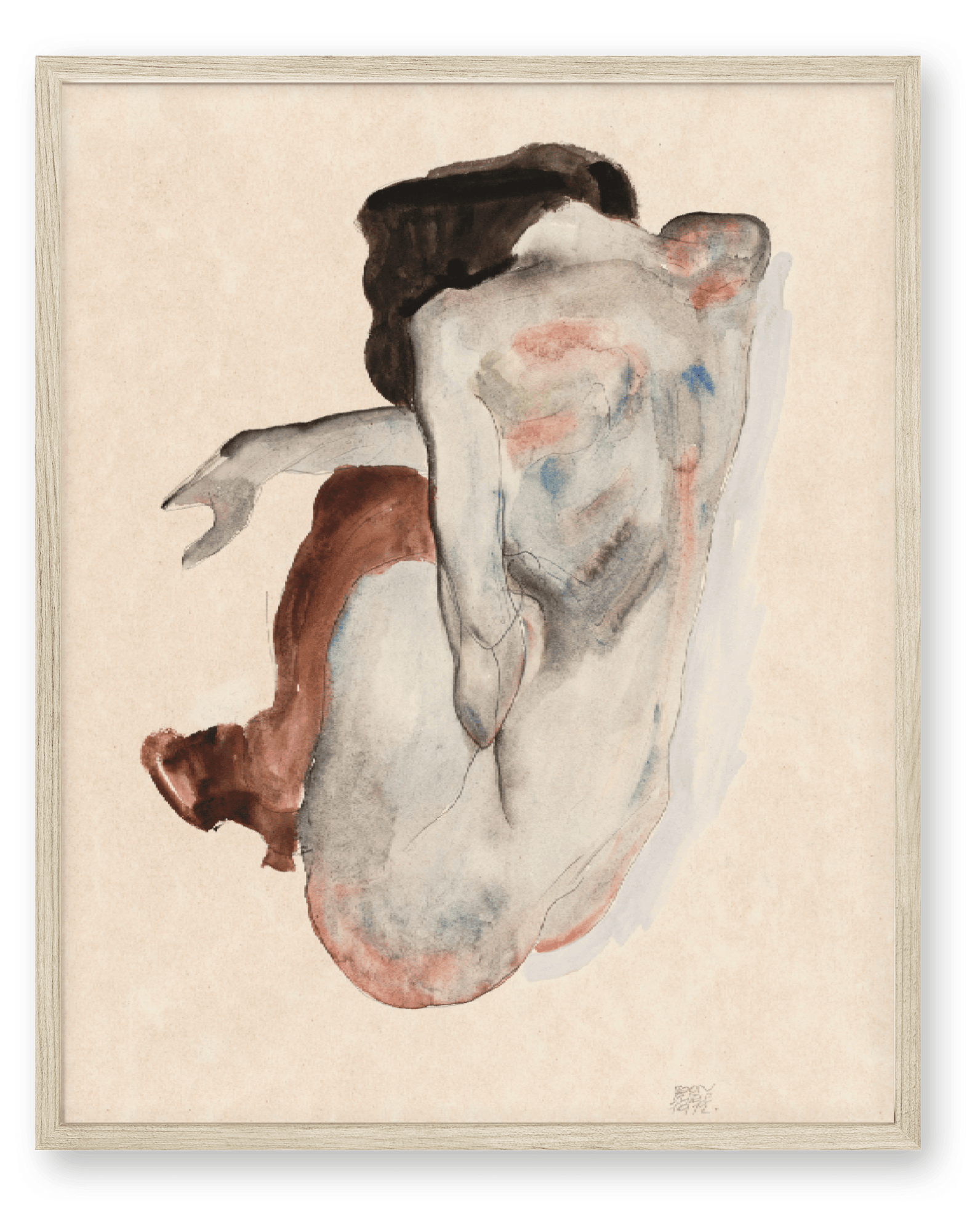 Knot & Soul - Egon Schiele - Naked Lady