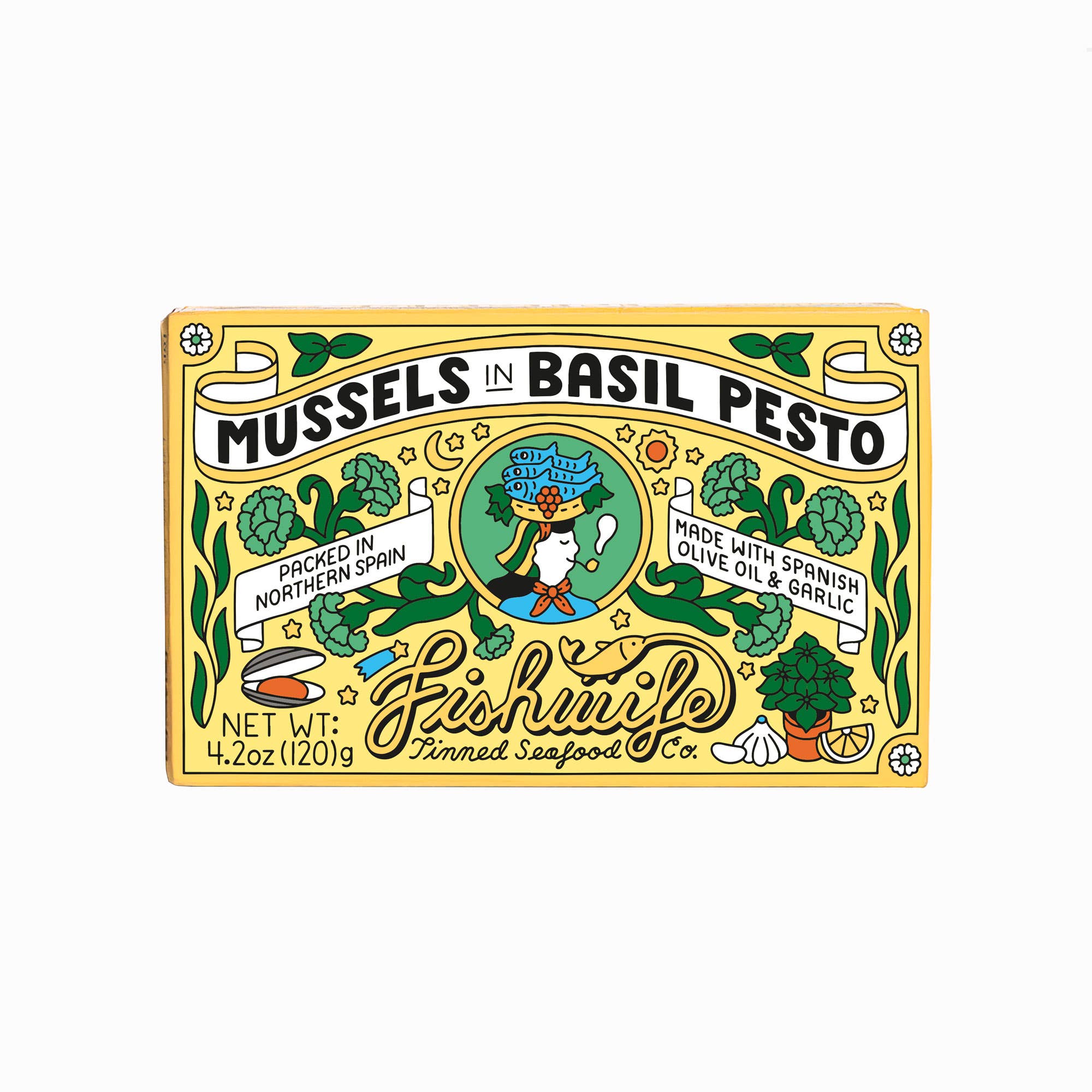Fishwife - Mussels in Basil Pesto