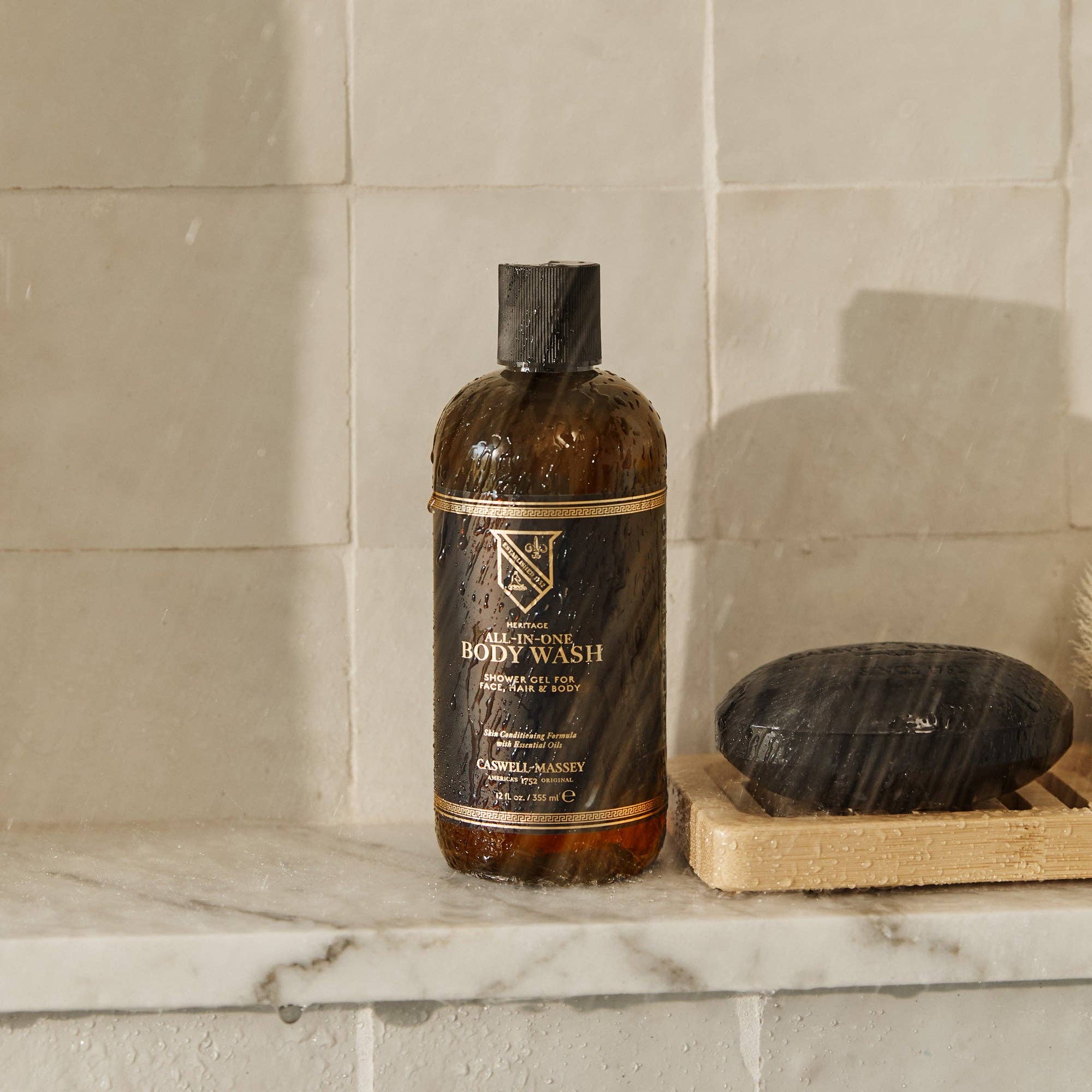 Caswell-Massey - All-in-One Hair Face and Body Wash, Citrus & Herbal, 12oz