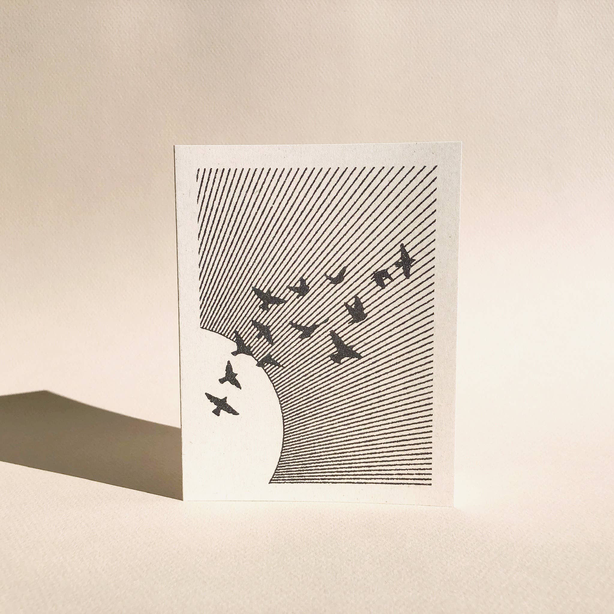 Red Cap Cards - Flock everyday greeting card