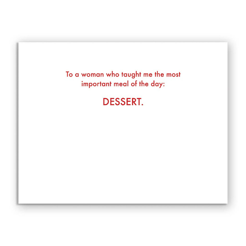 Mother's Day Dessert Greeting Card