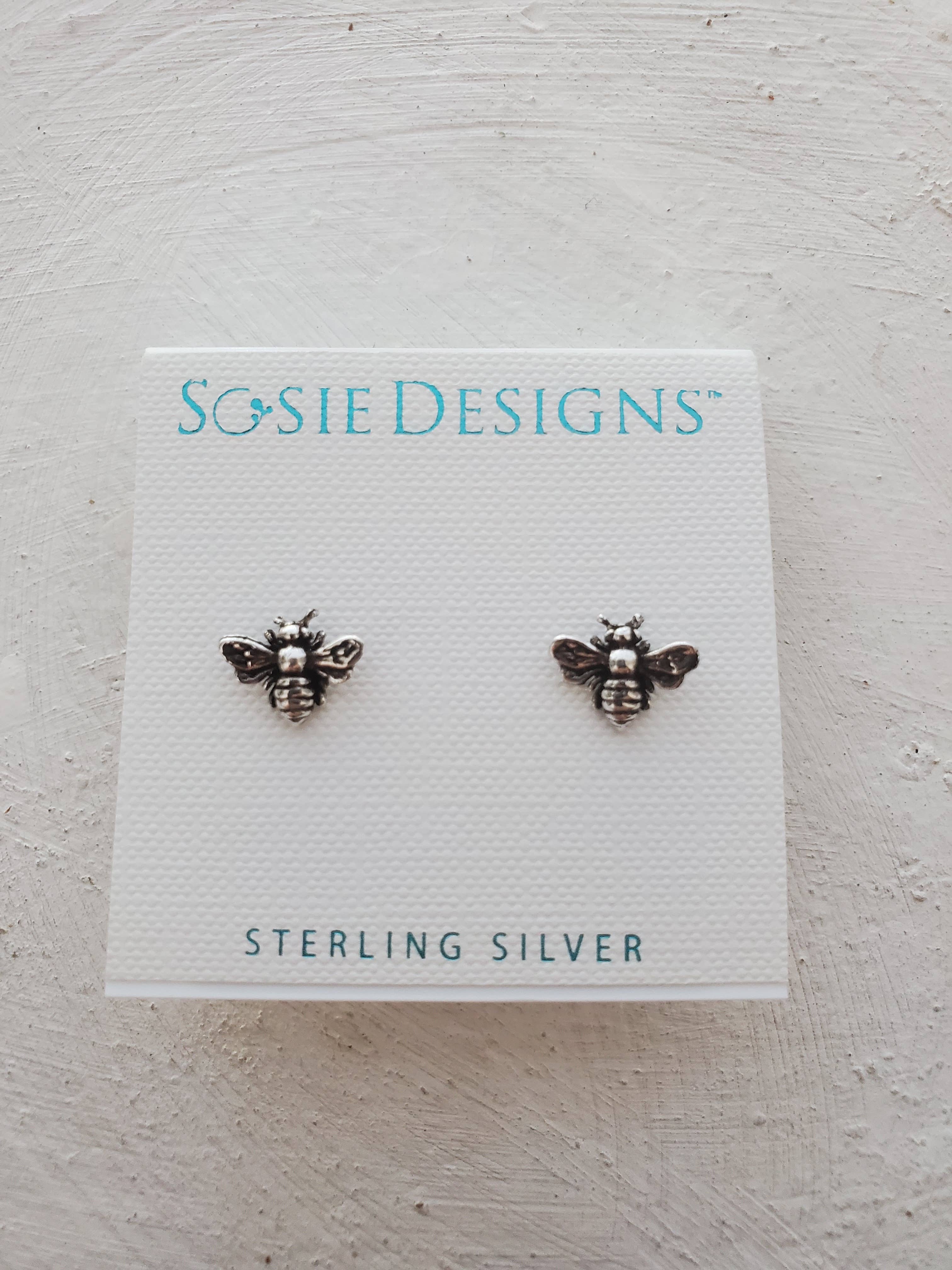 Sosie Designs - .925 Silver  - Bee Studs
