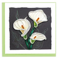 Quilling Card - Quilled Calla Lily Greeting Card
