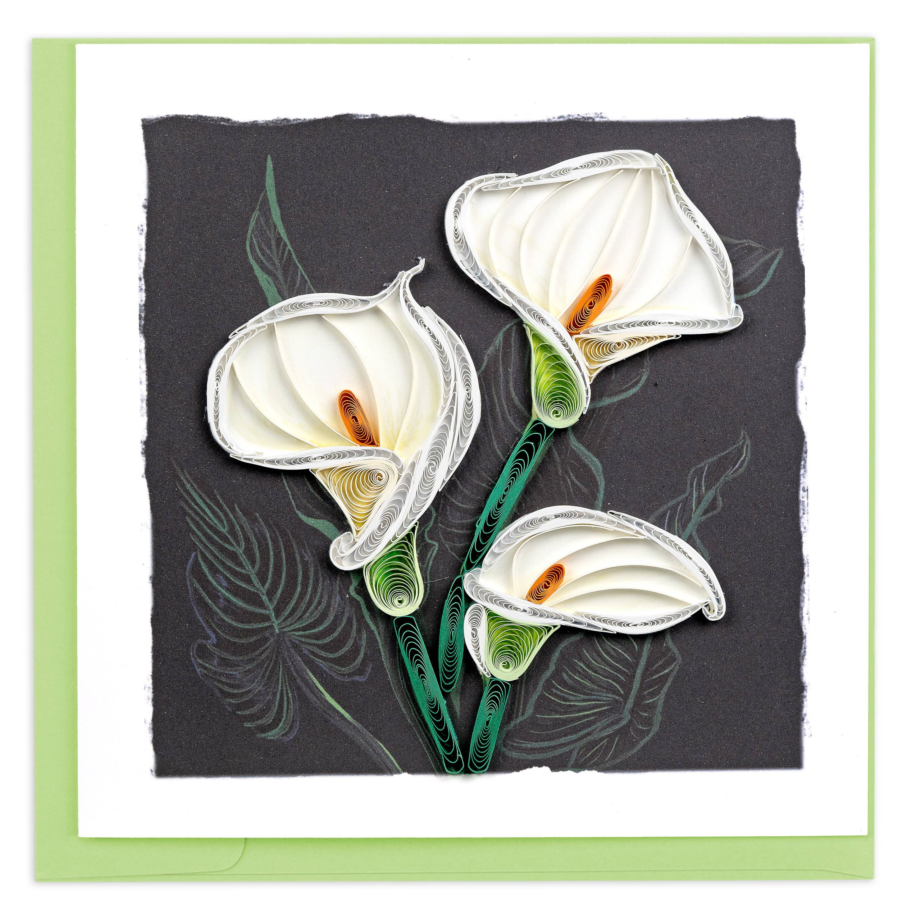 Quilling Card - Quilled Calla Lily Greeting Card