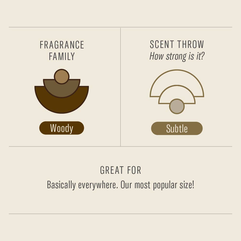 P.F. Candle Co. - Teakwood & Tobacco - 7.2 oz Standard Soy Candle