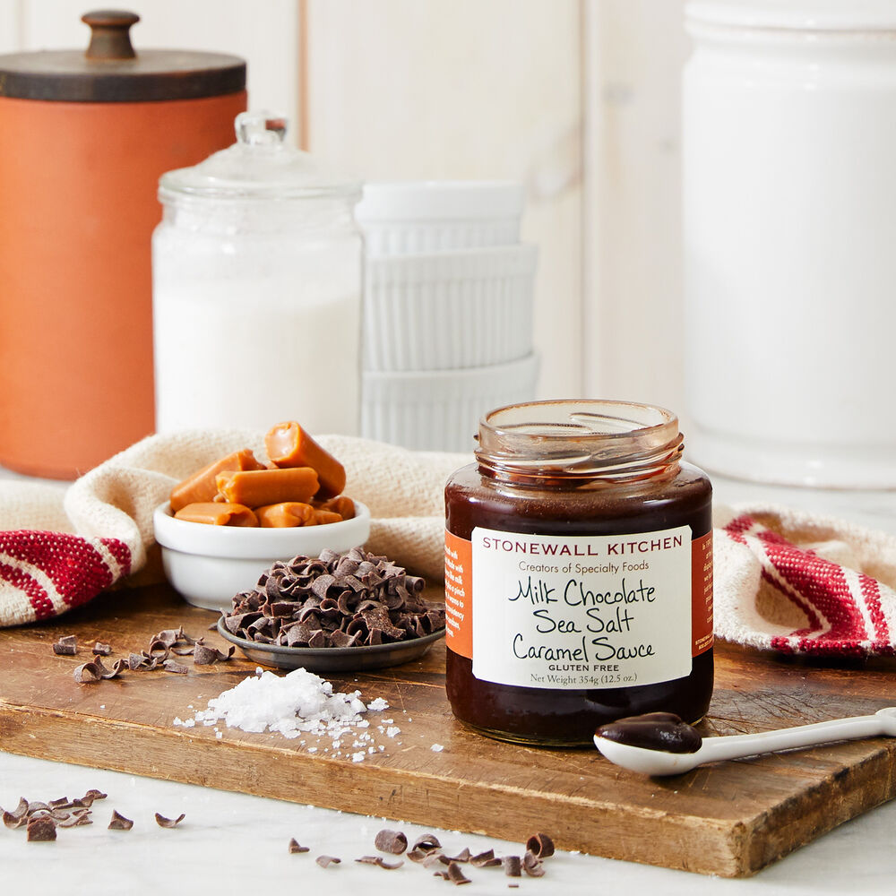 Stonewall Kitchen Milk Chocolate Sea Salt Caramel Sauce 12.5 oz