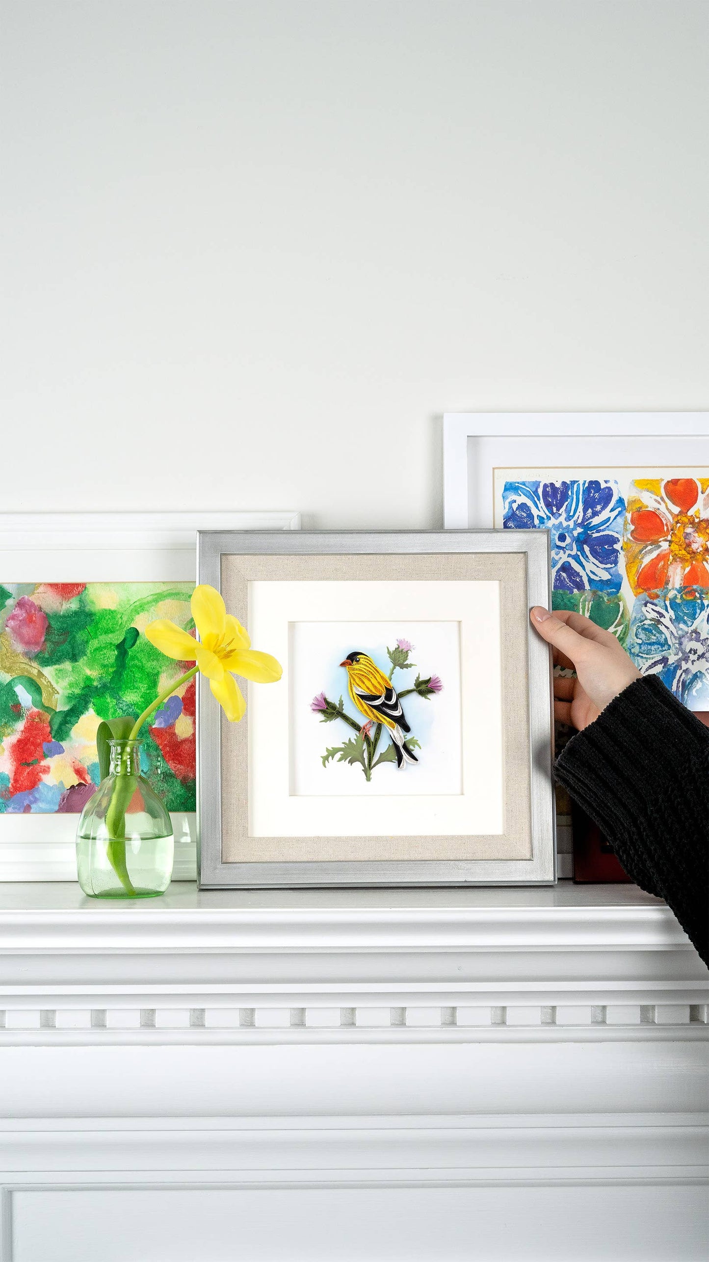 Quilled American Goldfinch Greeting Card