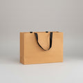 Premium Threaded Rope Kraft Brown Paper Gift Bag