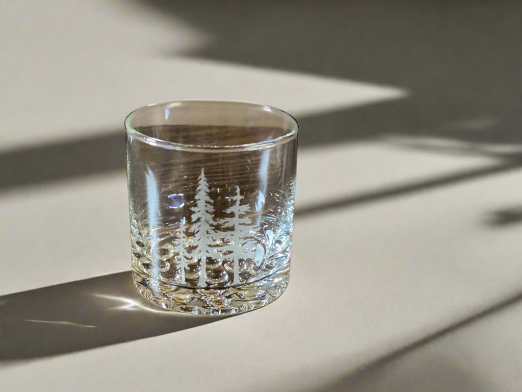3 Trees  -  10.25oz Rocks Glass
