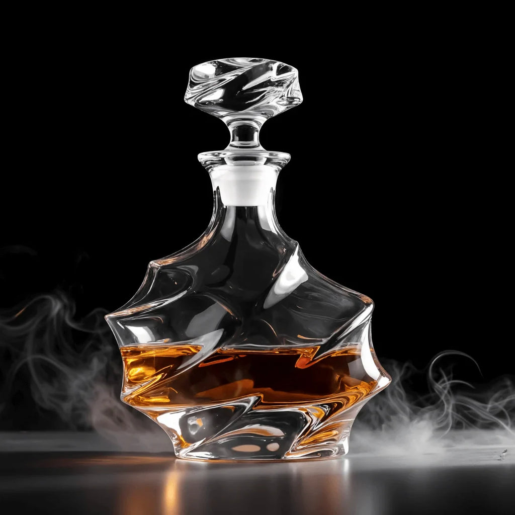 TsukiGlass - Storm Japanese Crystal Whisky Decanter