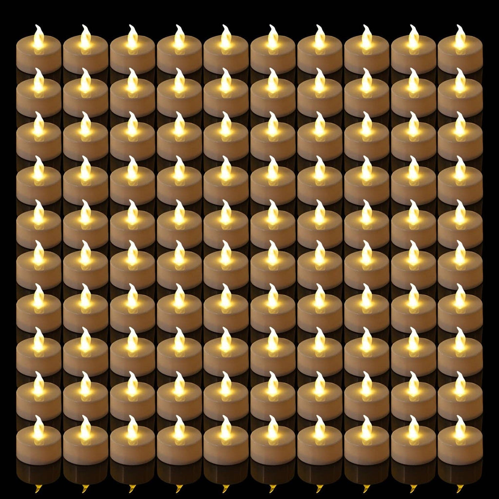 Flameless Flickering LED Tea Light Candles