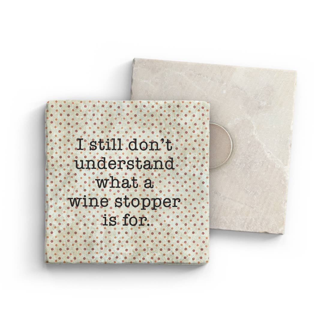 Wine Stopper - Marble Magnet