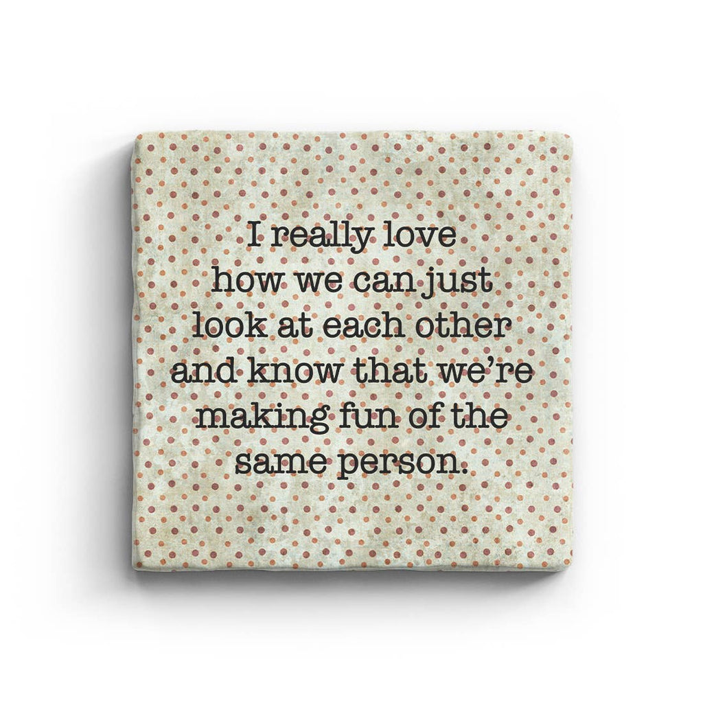 Same Person - Marble Coaster