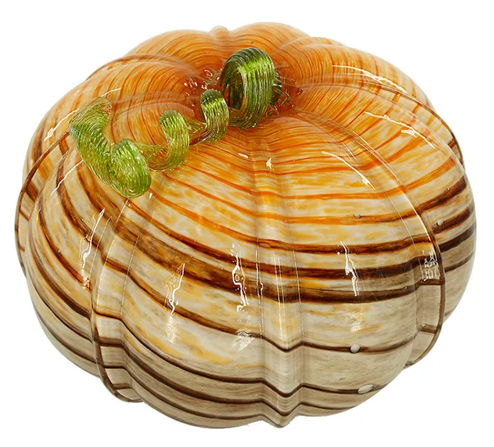 Hand Blown Glass  Pumpkin