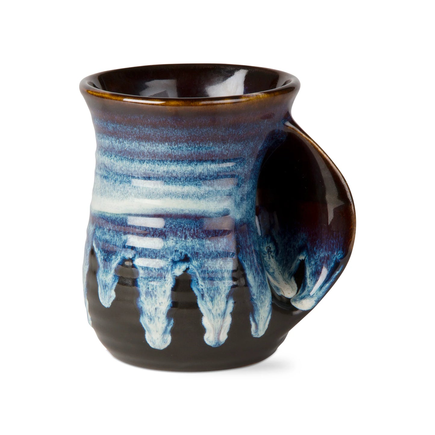 Reactive Glaze Hand Warmer Mug