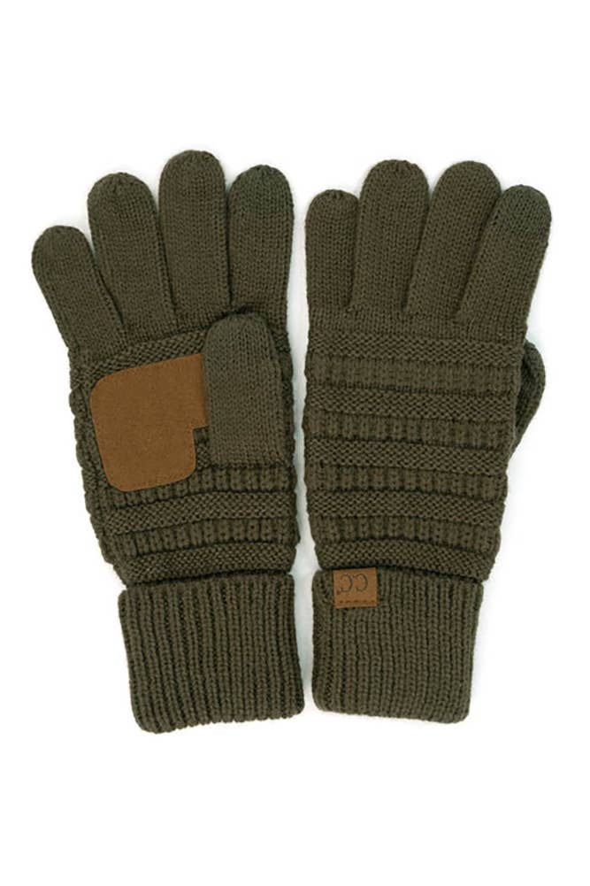 Knitted Touch Screen Compatible Gloves