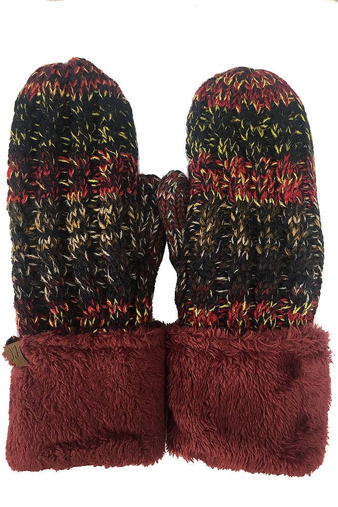 Hana - C.C Mitten Glove with Warm Lining Inside