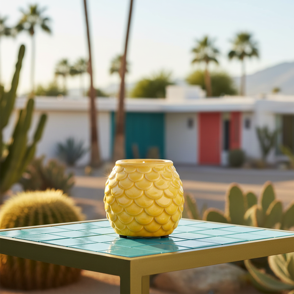 Scales Citronella Candle Yellow