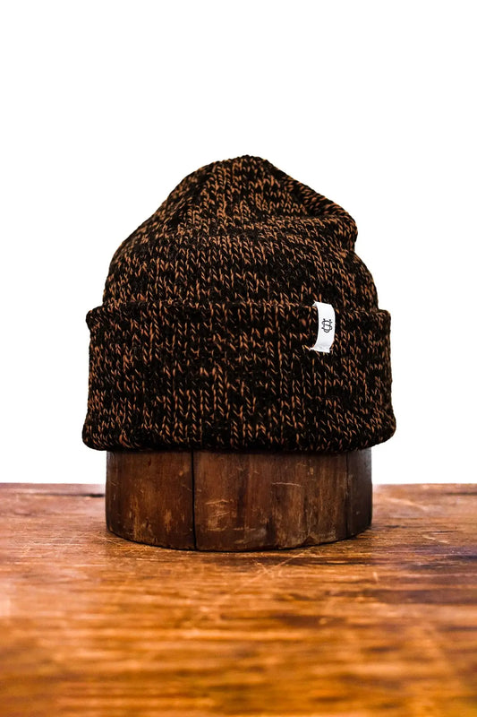 Upstate Stock - Rust Melange Ragg Wool Beanie