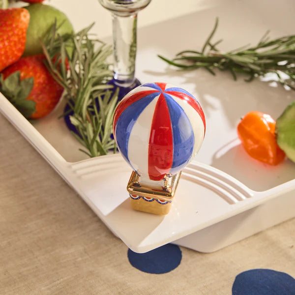 Nora Fleming - Red, White, and Balloon (Hot Air Balloon)