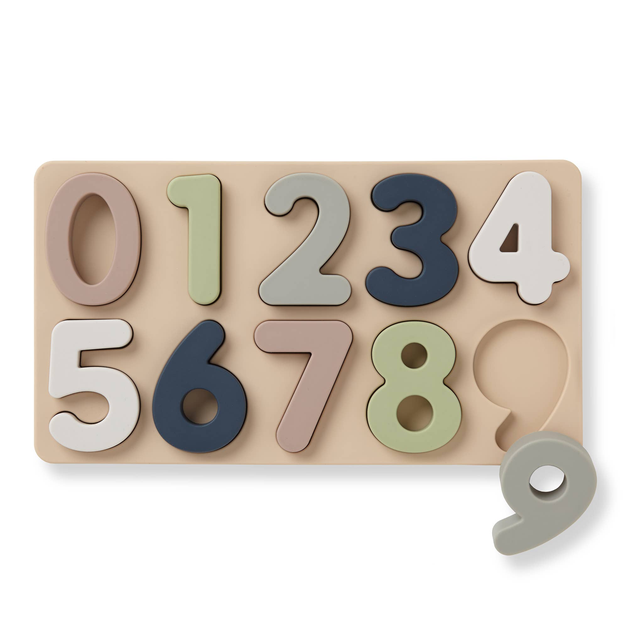 Soft Silicone Number Puzzle (11-pc) for Toddlers