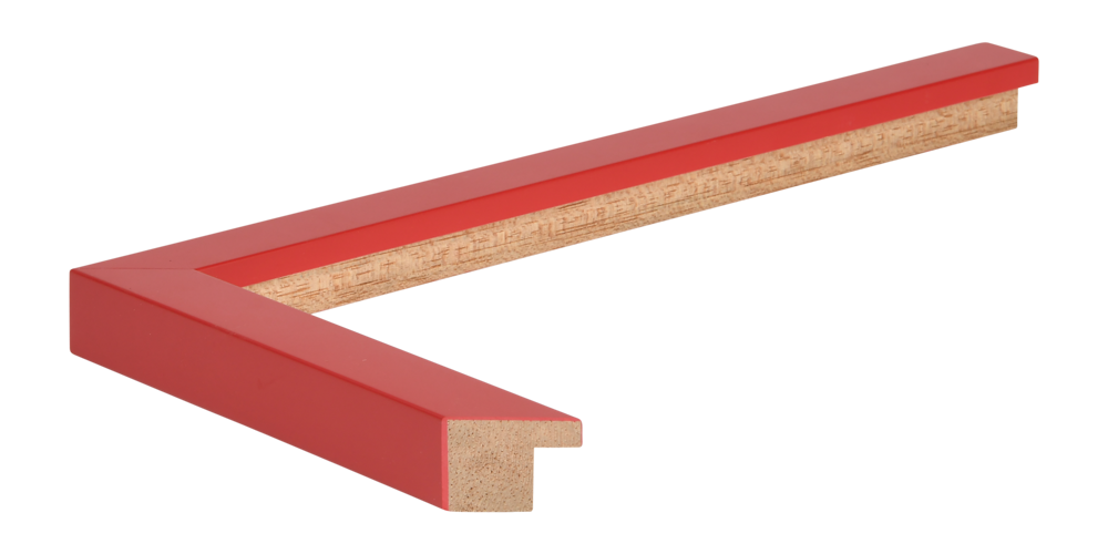 Beckman Gallery - Confetti Red Frame 7/8"Ready Made Picture Frame