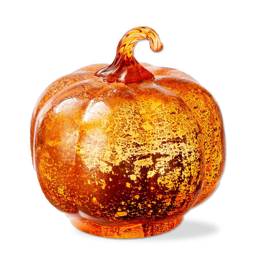 Medium Harvest Glass Pumpkin Decor