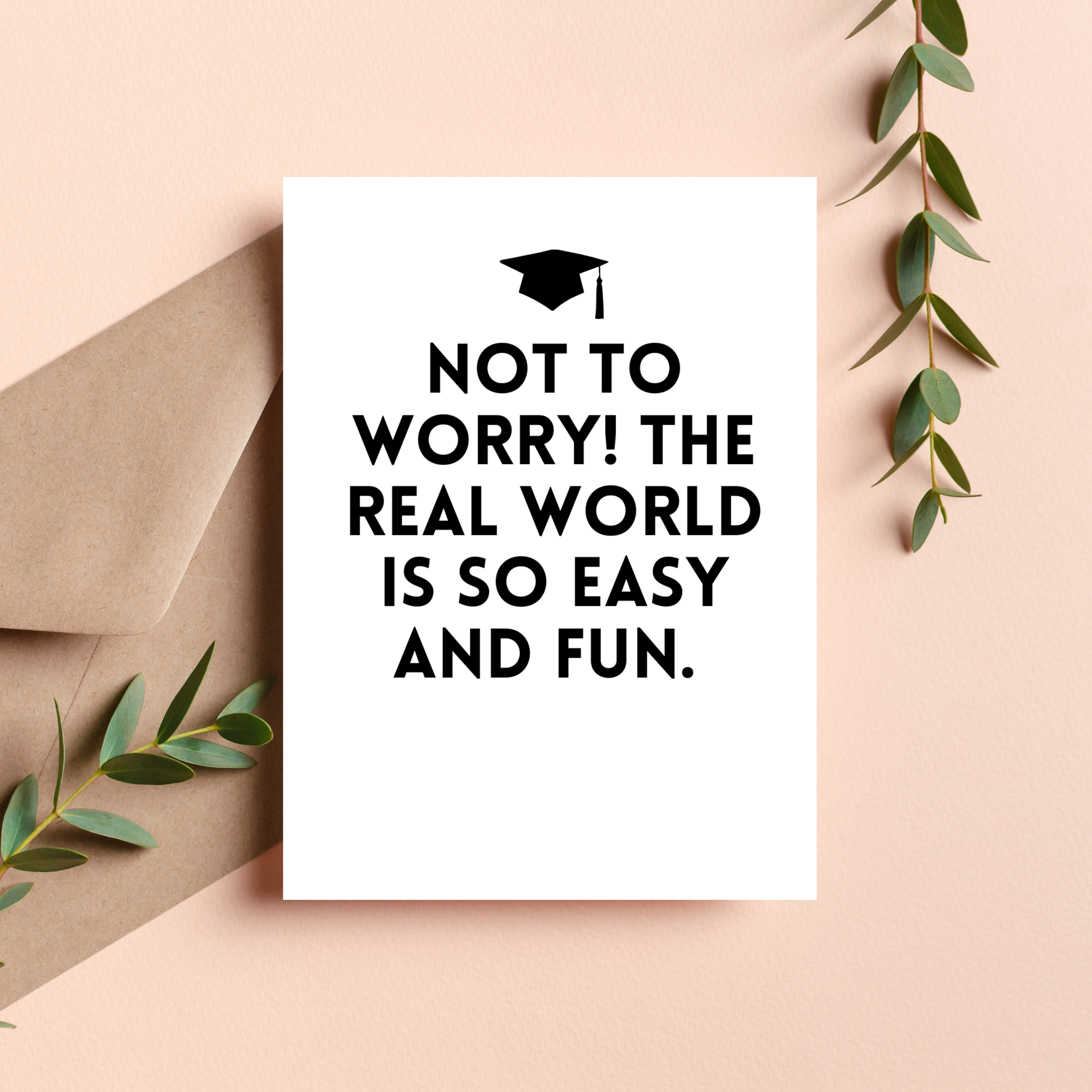 As Told By Ellie - Funny Graduation Card Congrats Grad Snarky