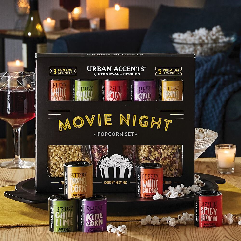 Stonewall Kitchen - Urban Accents Movie Night Popcorn Gift Set