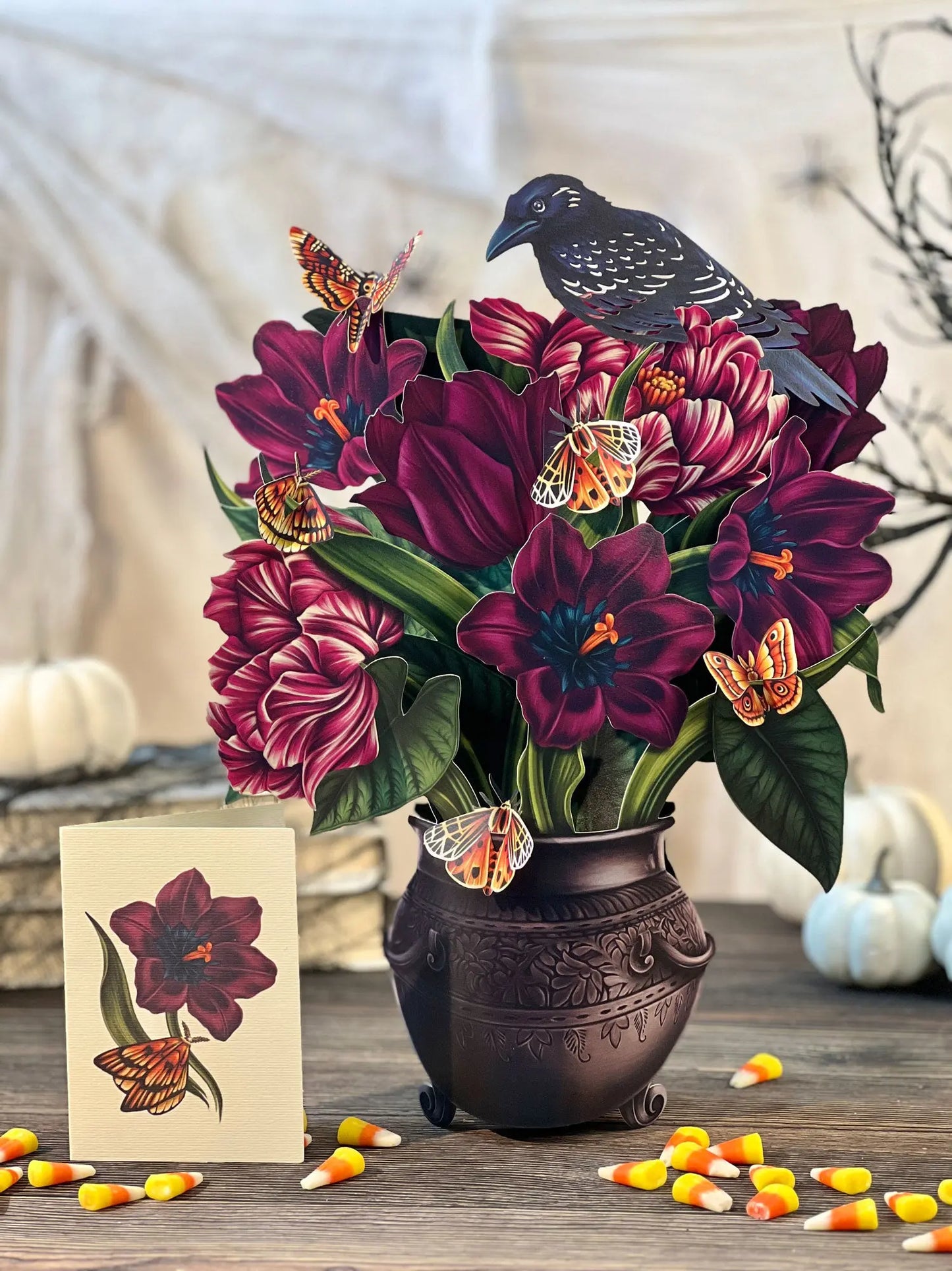 Freshcut Paper Moonlight Garden - Pop Up Greeting Card