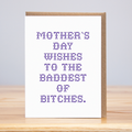 Mother's Day Wishes Cross Stitch (Letterpress)