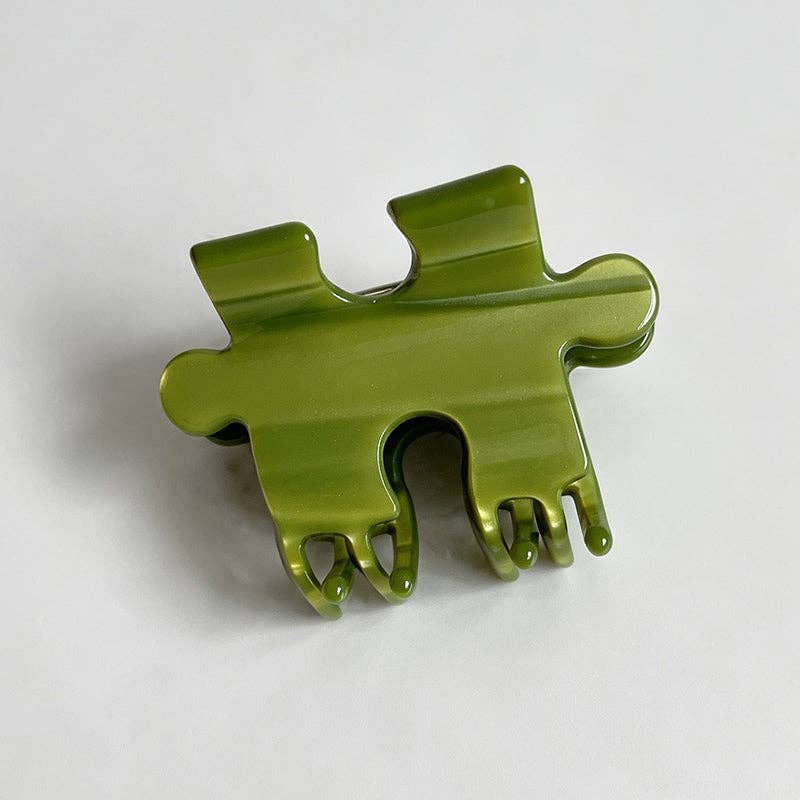 DAYLA - Geometric Pattern Claw Clip