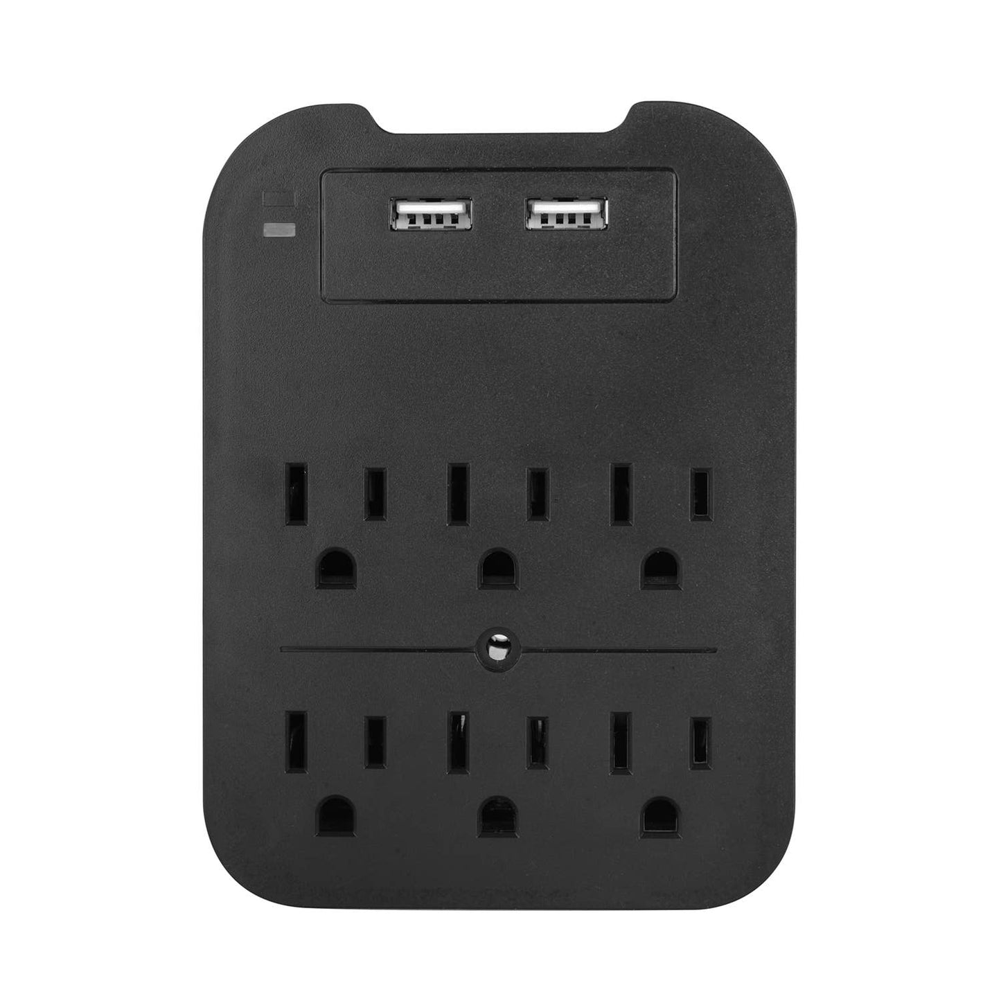 Charge Surge Protector, 6 Outlets/2 USB Ports - Retail Pack