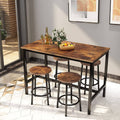 Industrial Counter Height Bar Table and Chairs