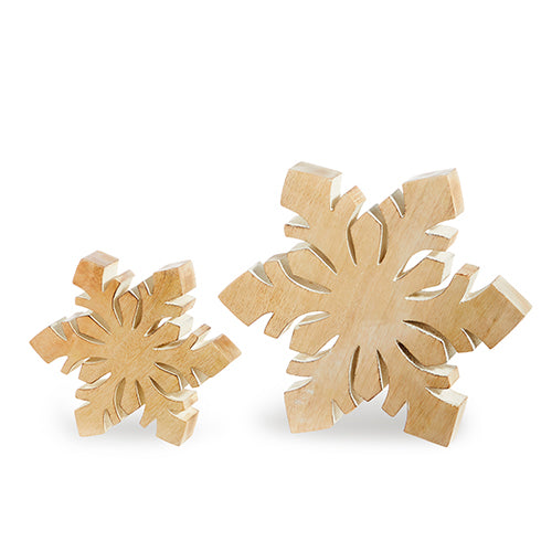 Wood Snowflakes