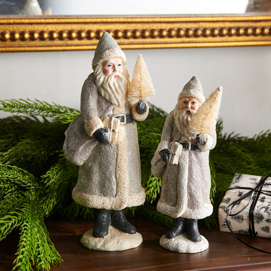Glitter Vintage Santas