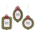 Ornament - Frame with Bow 5.5"