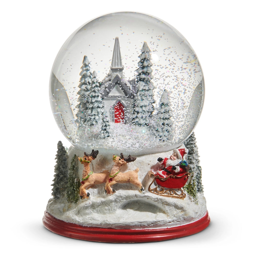 6.5" Church Water Globe