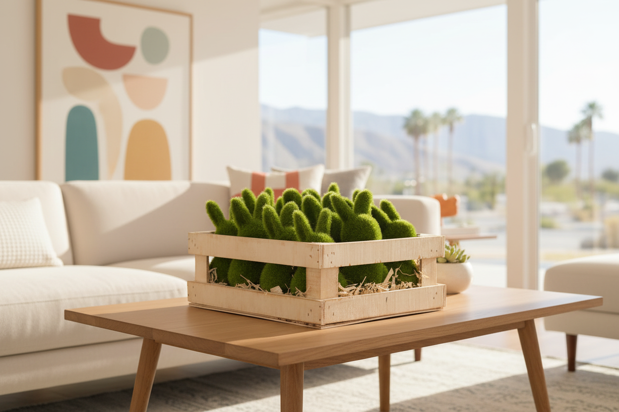 Moss Rabbits  (Sold Separately /or 12 per Crate  )