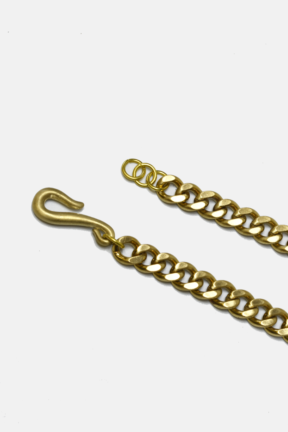 Curated Basics - Curb Chain with Fish Hook