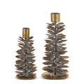 Antique Pine Cone Candle Holder (2 sizes)