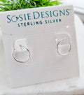 Sosie Designs - .925 Silver Tiny Endless Huggie Hoops