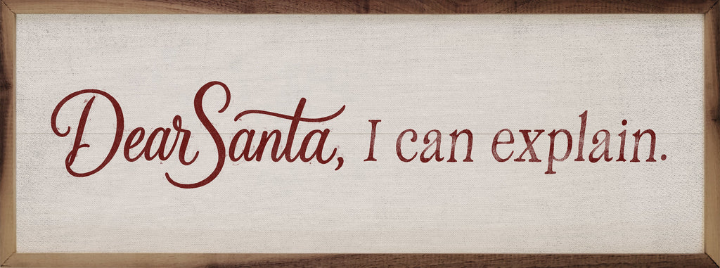 Dear Santa I Can Explain