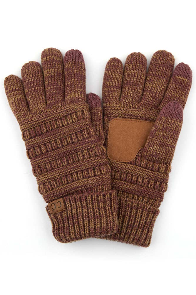 Hana - C.C Multi Color Gloves with Lining Inside