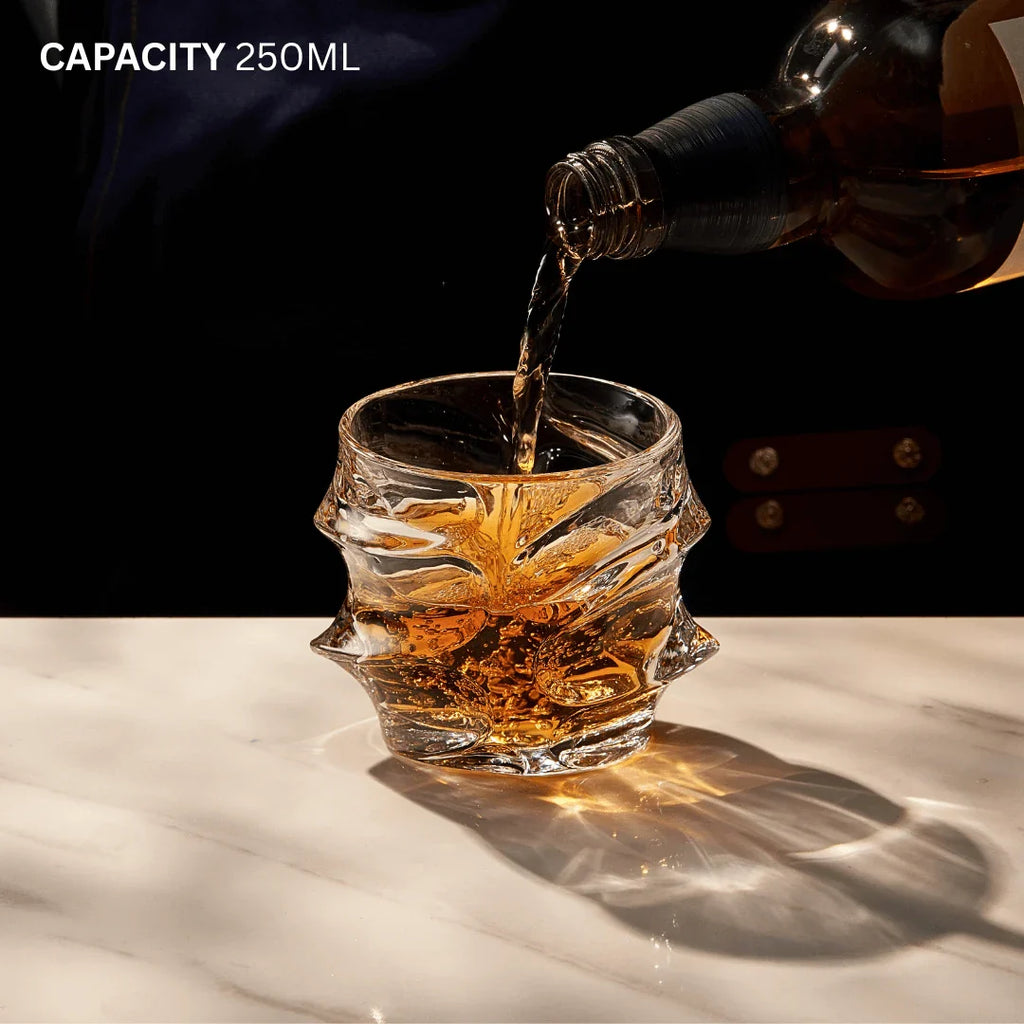 TsukiGlass - Storm Japanese Crystal Whisky Decanter