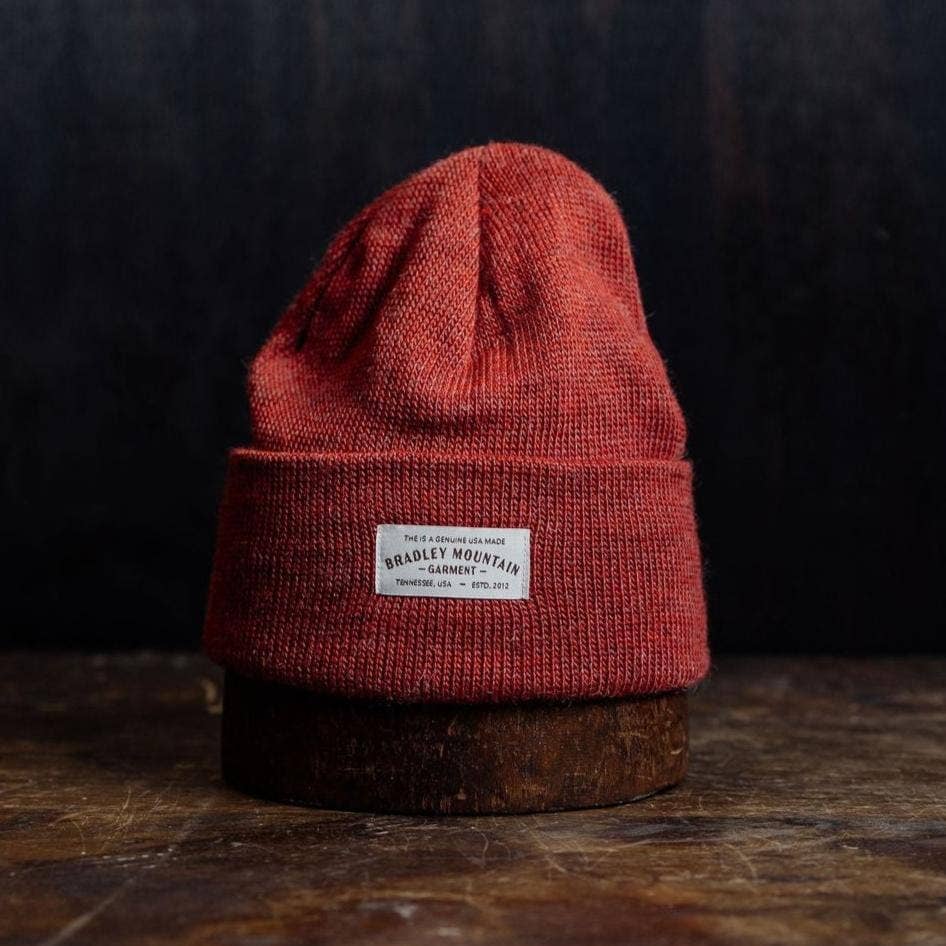 Bradley Mountain - American Mohair Watch Cap - Oxblood