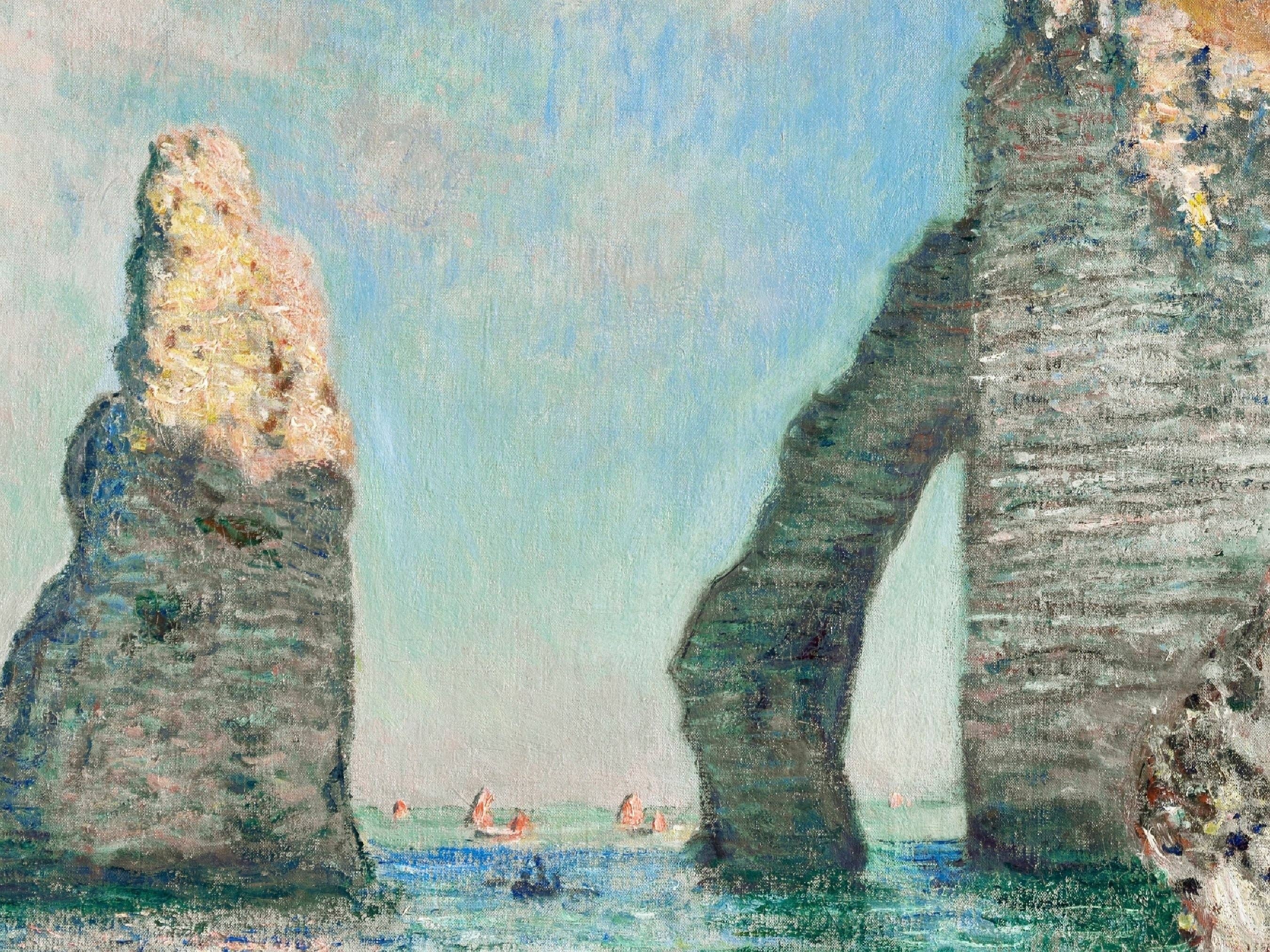 Knot & Soul - Monet - The Cliffs at Etretat