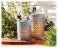Wallpaper Cylinder Candleholders