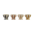 Hazel Mazel - Stoneware Striped Footed Bowl (4 Colors)