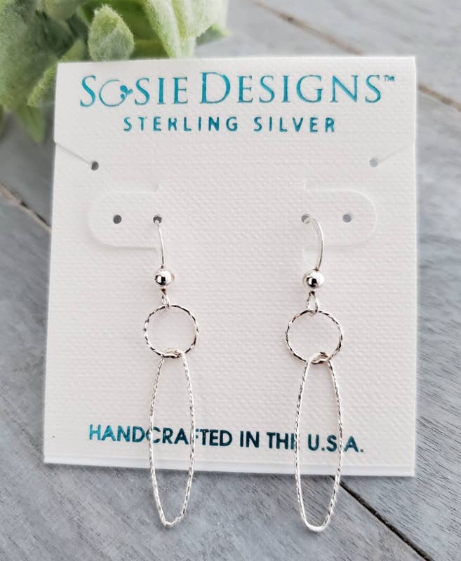 Sosie Designs - Silver 925 - Diamond Cut Earrings
